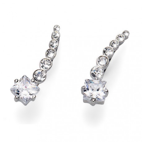 Náušnice Oliver Weber Basic - 22437 (crystal)