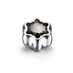 Korálek na náramek Oliver Weber Flake - 56023 (silver night)