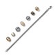 Korálek na náramek Oliver Weber Match Bead Shine thin - 56002 (montana)